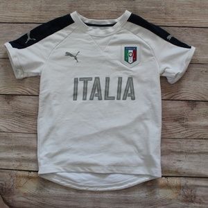 5/25 Puma Italia Italian Boys Shirt Youth Medium